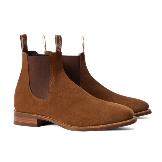 RM Williams Cedar Suede Comfort Craftsman Boots