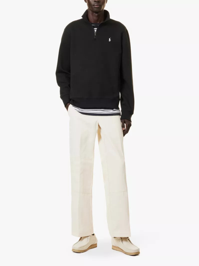 Polo Ralph Lauren Double-Knit Quarter-Zip Pullover