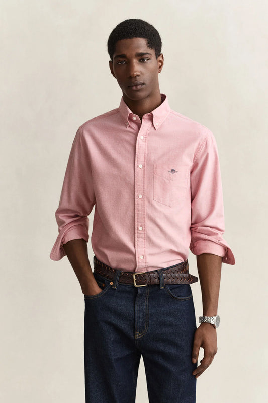 GANT Reg Fit Classic Oxford Shirt-Maple Fire