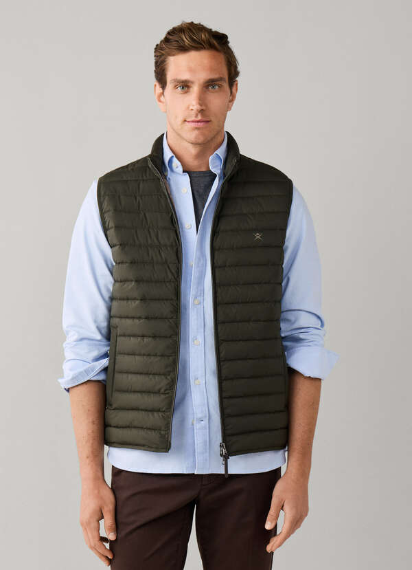 Hackett London Ultra Lightweight Gilet-Hunter Green