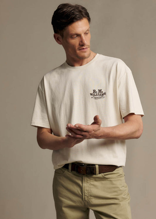 RM Williams Kandos T-Shirt-Ecru