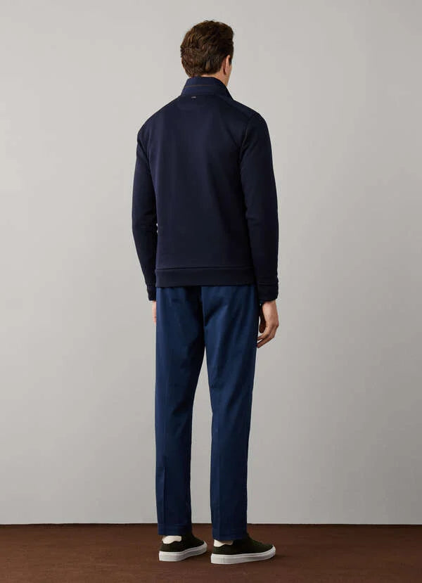 Hackett London Travel Hybrid Full Zip Sweat-Old Navy