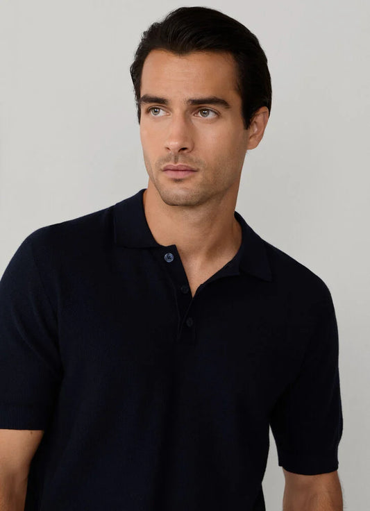 Hackett Classic Fit SS Knit Polo-Old Navy