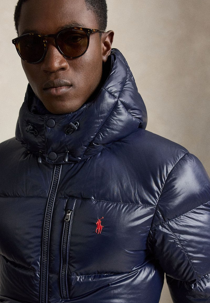 Polo Ralph Lauren-The Gorham Glossed Down Jacket-Navy