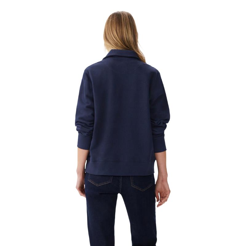 RM Williams Tricket Womens 1/4 Zip Sweatshirt-Navy
