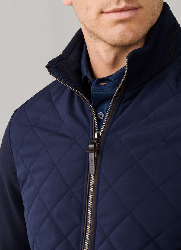 Hackett London Travel Hybrid Full Zip Sweat-Old Navy