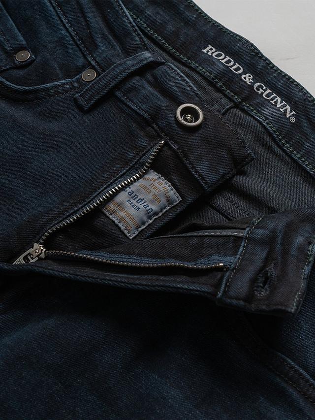 Rodd & Gunn Weston Straight Fit Italian Denim-Blue Black