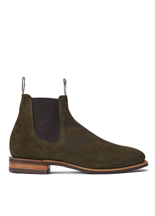 RM Williams Eucalypt Suede Comfort Craftsman Boots