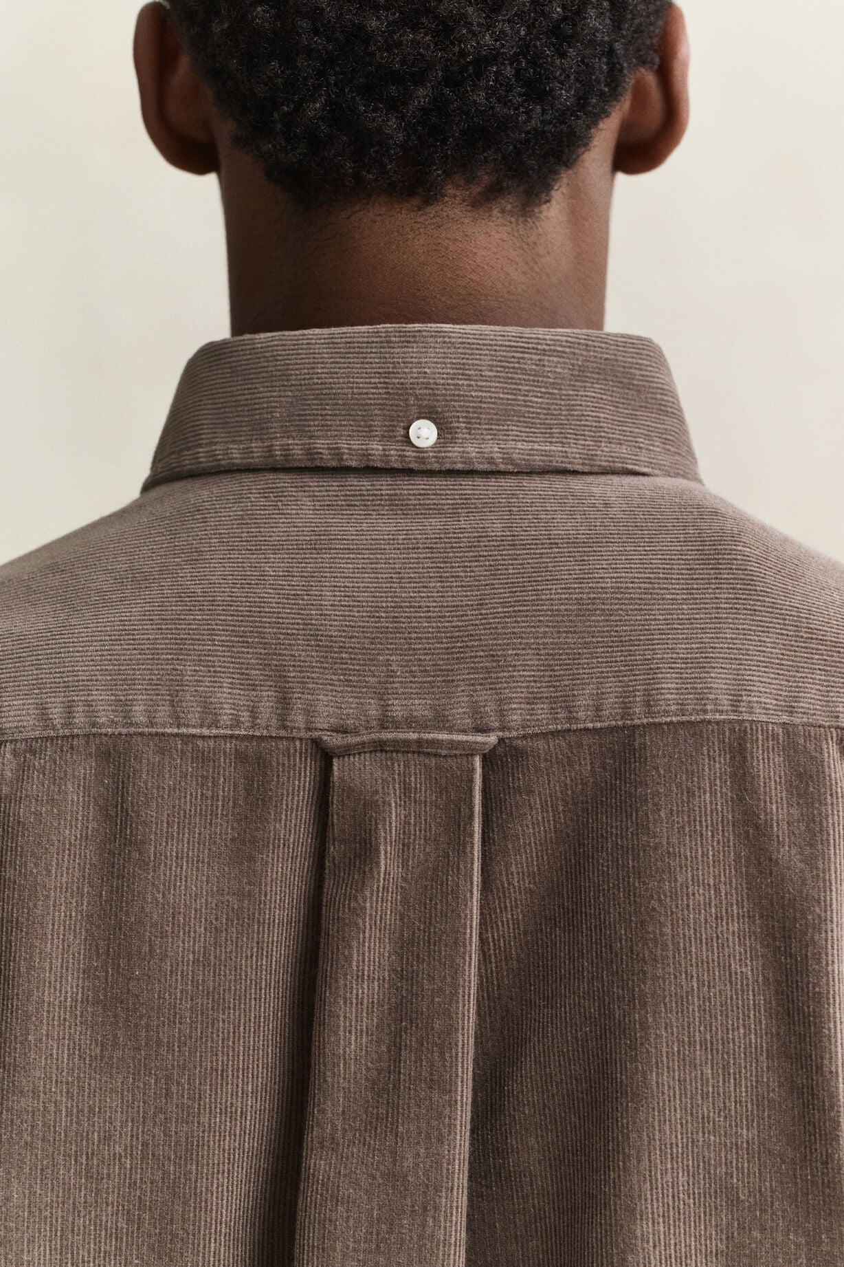 GANT Reg Fit Corduroy Shirt-Faded Taupe