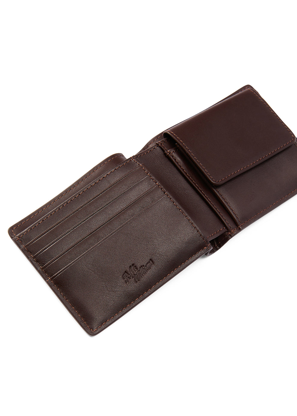RM Williams Chestnut Bifold Wallet with Coin Pocket