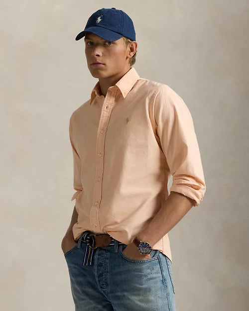 Polo Ralph Lauren Custom Fit Mineral-Dyed Oxford Shirt