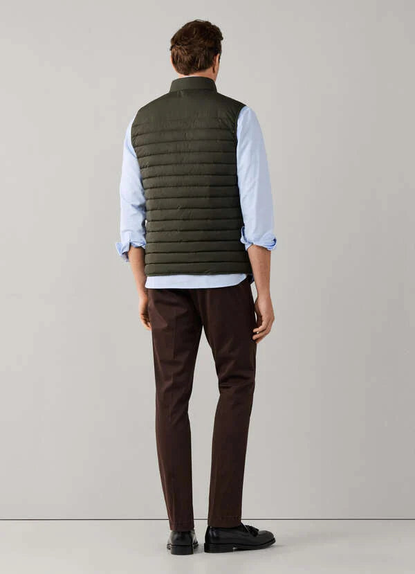 Hackett London Ultra Lightweight Gilet-Hunter Green