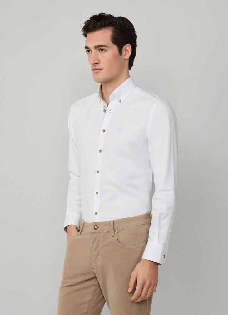 Hackett Tailored Fit Multi Trim Flannel Shirt