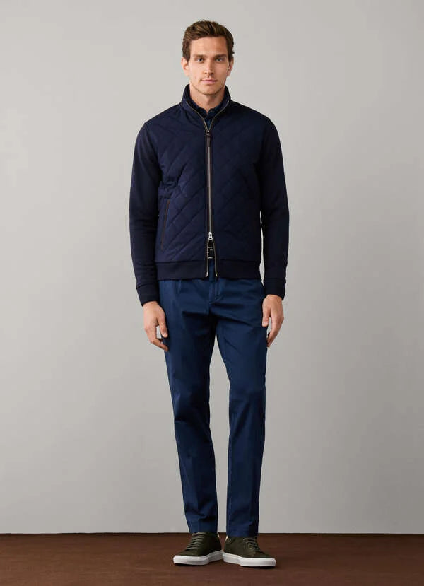 Hackett London Travel Hybrid Full Zip Sweat-Old Navy