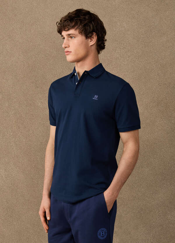 Hackett Heritage Classic Fit Tipped Polo Shirt-Old Navy