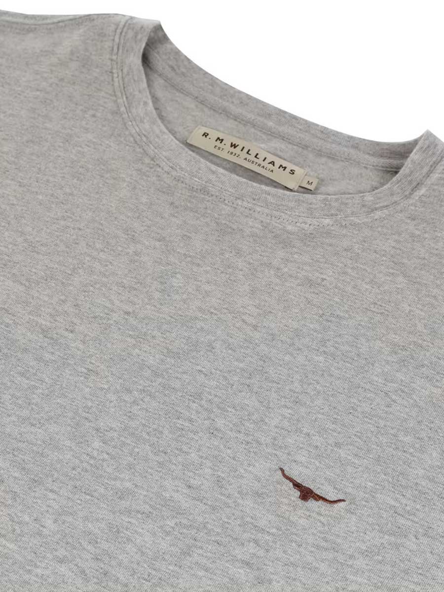 RM Williams Grey Marle Parson T-Shirt