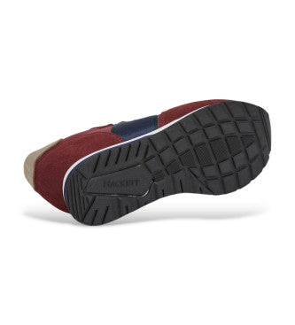 Hackett Keston Heritage Burgundy Trainer