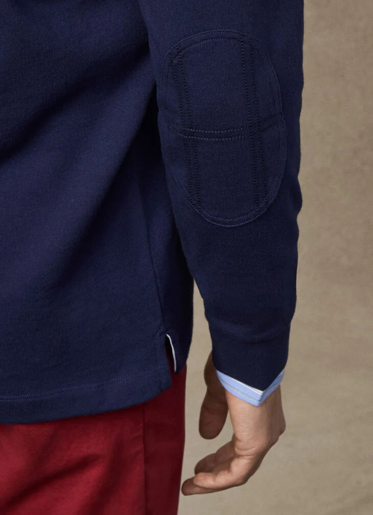Hackett Classic Fit Logo Rugby Shirt