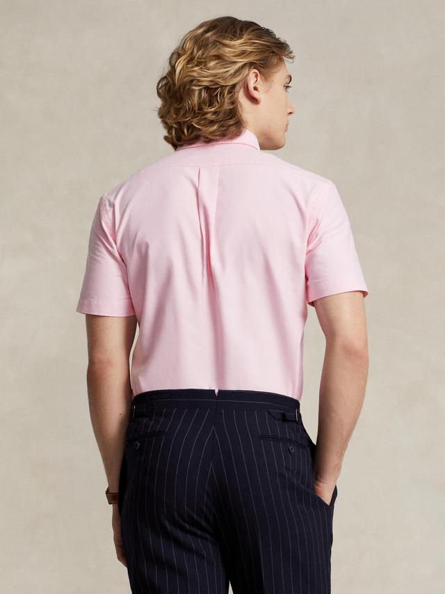 Polo Ralph Lauren Custom Fit SS Oxford Shirt-Pink