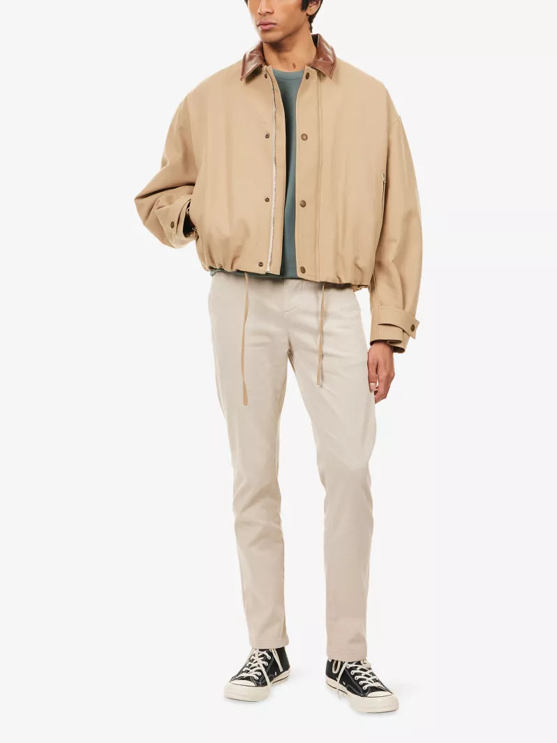 7 For All Mankind Luxe Performance Slimmy Stretch Sateen Oat Chino