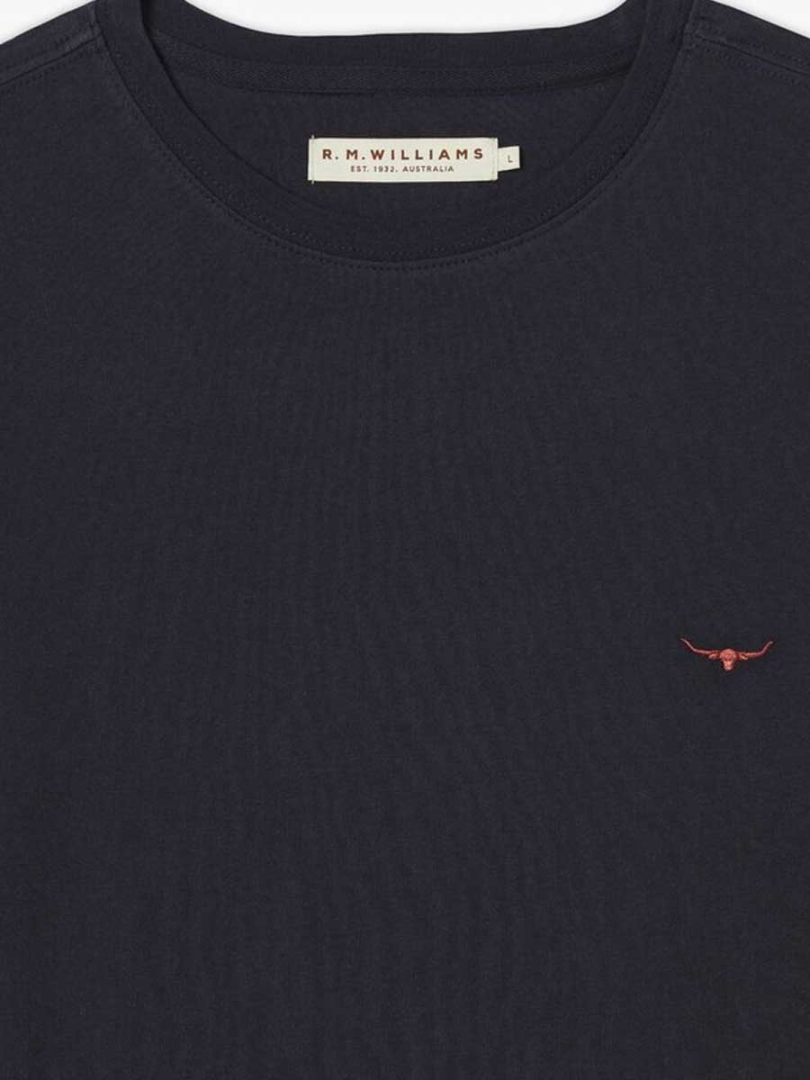 RM Williams Navy Parson T-Shirt