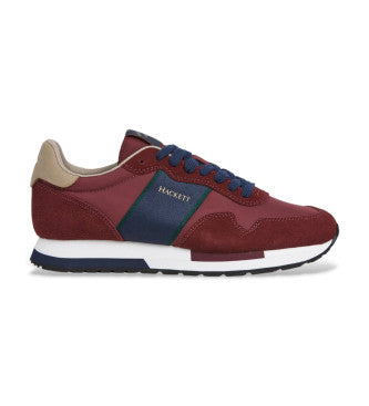 Hackett Keston Heritage Burgundy Trainer