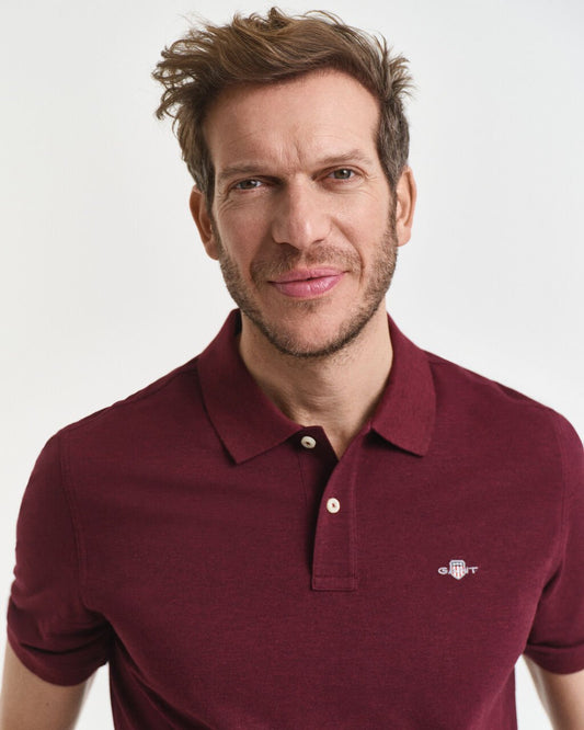 GANT Reg Fit Shield Pique Polo Shirt