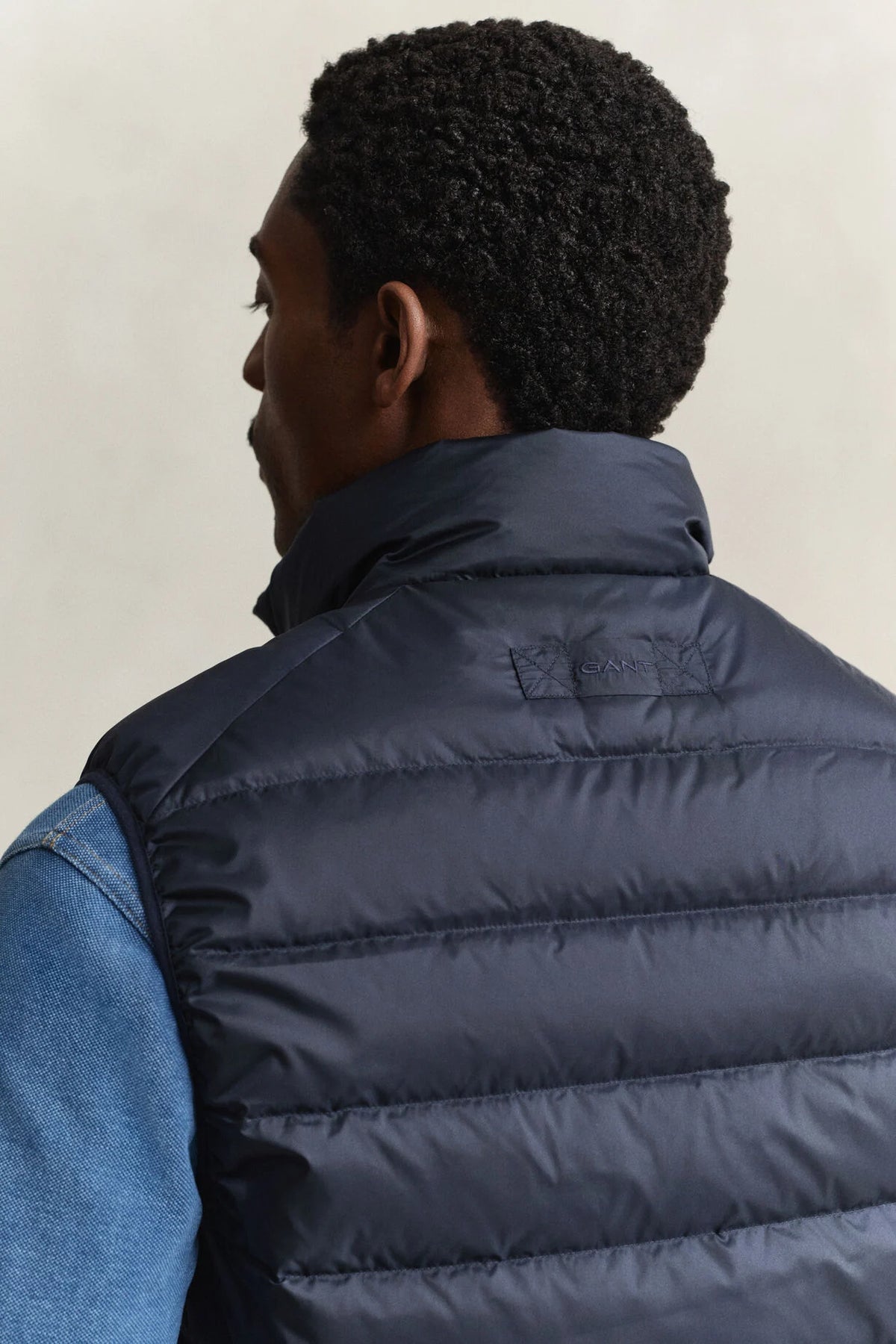 GANT Light Down Gilet-Evening Blue