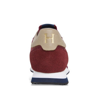 Hackett Keston Heritage Burgundy Trainer