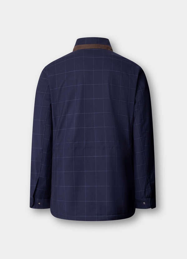 Hackett London Tailored Windowpane Velospeed Jacket-Old Navy