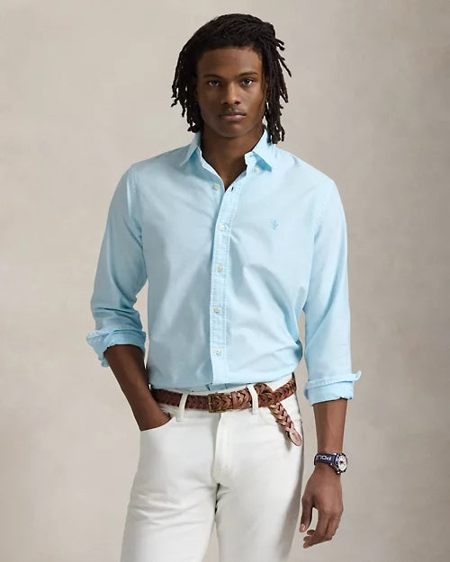 Polo Ralph Lauren Custom Fit Mineral-Dyed Oxford Shirt