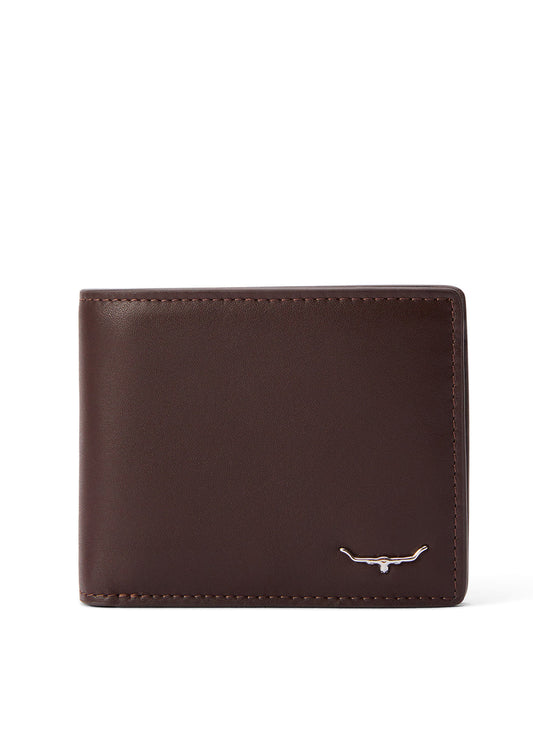 RM Williams Chestnut Bifold Wallet with Coin Pocket