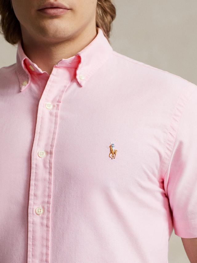 Polo Ralph Lauren Custom Fit SS Oxford Shirt-Pink