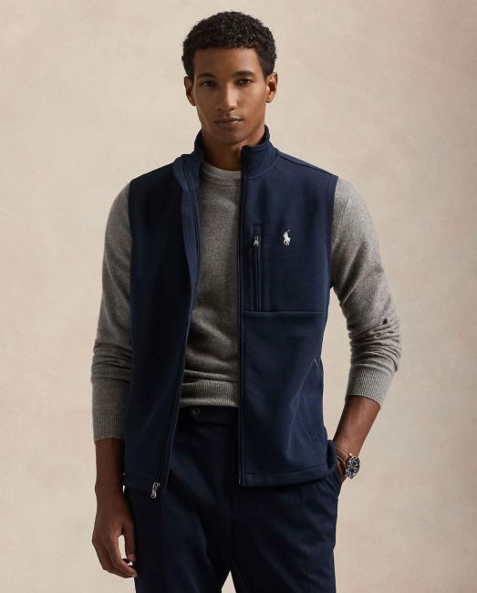 Polo Ralph Lauren Double-Knit Mockneck Vest