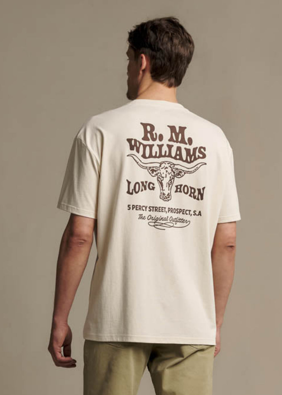 RM Williams Kandos T-Shirt-Ecru