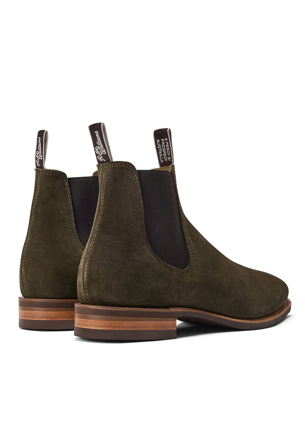RM Williams Eucalypt Suede Comfort Craftsman Boots