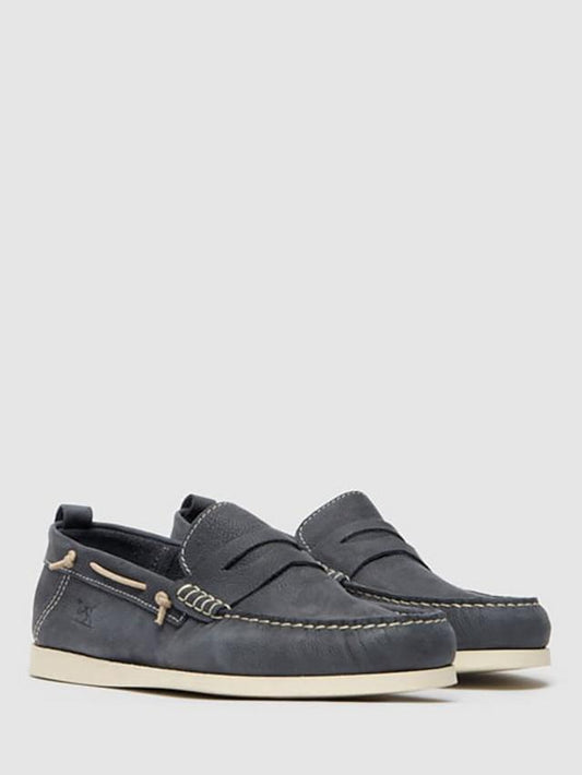 Rodd & Gunn Leather Victoria Loafers-Navy