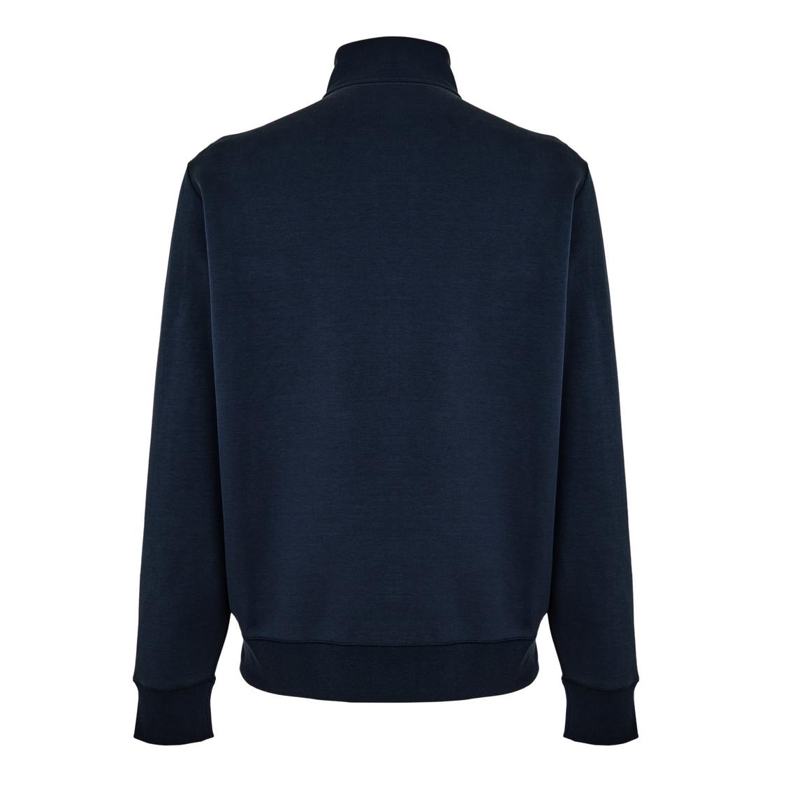 Polo Ralph Lauren Double-Knit Quarter Zip Pullover-Aviator Navy