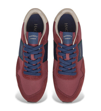 Hackett Keston Heritage Burgundy Trainer