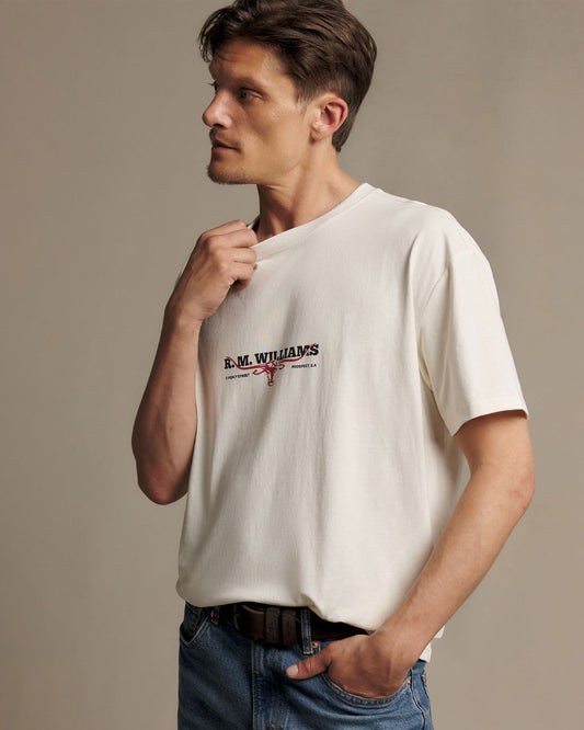 RM Williams Holt T-Shirt-Vintage White
