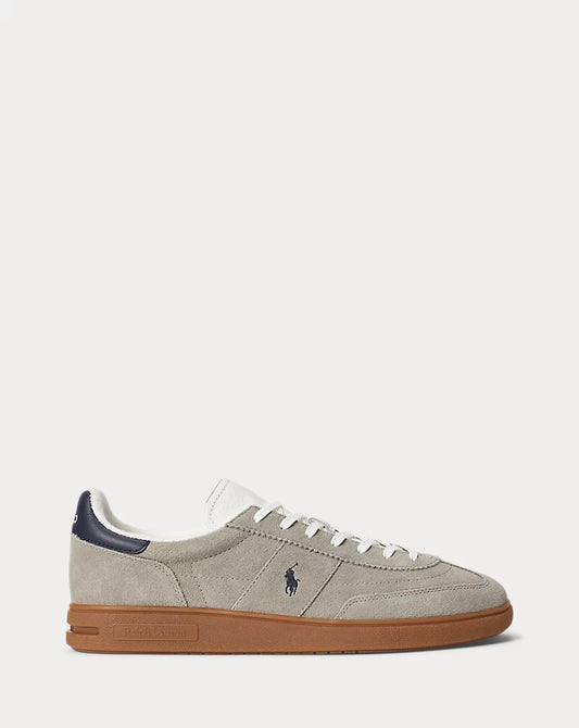 Polo Ralph Lauren Bedford Suede Trainers-Grey