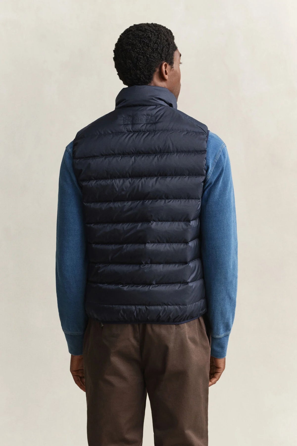 GANT Light Down Gilet-Evening Blue