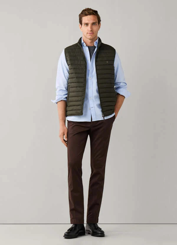Hackett London Ultra Lightweight Gilet-Hunter Green