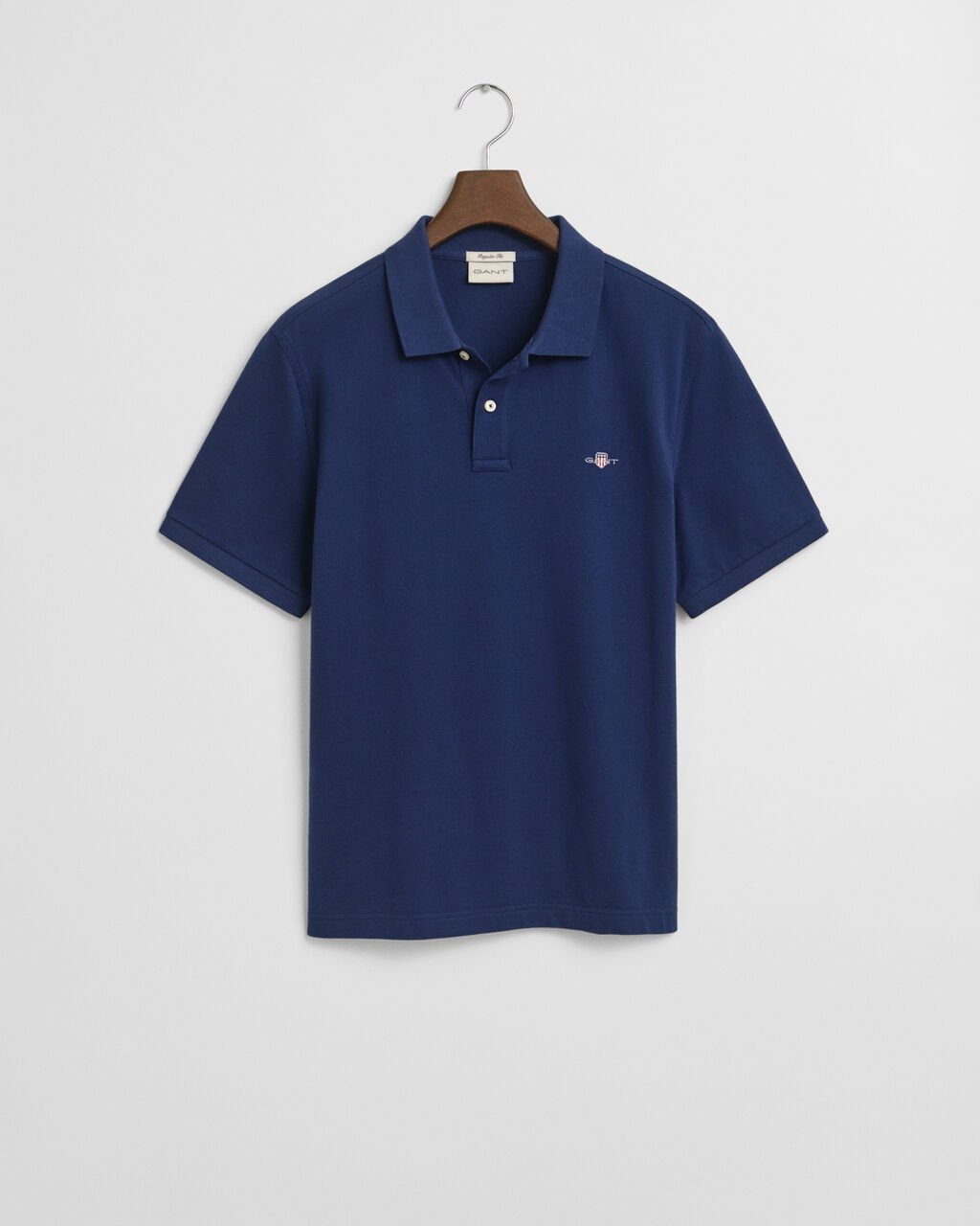 GANT Reg Fit Shield Pique Polo Shirt