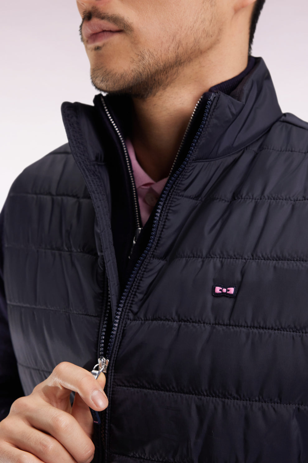 Eden Park Navy Quilted Down Gilet