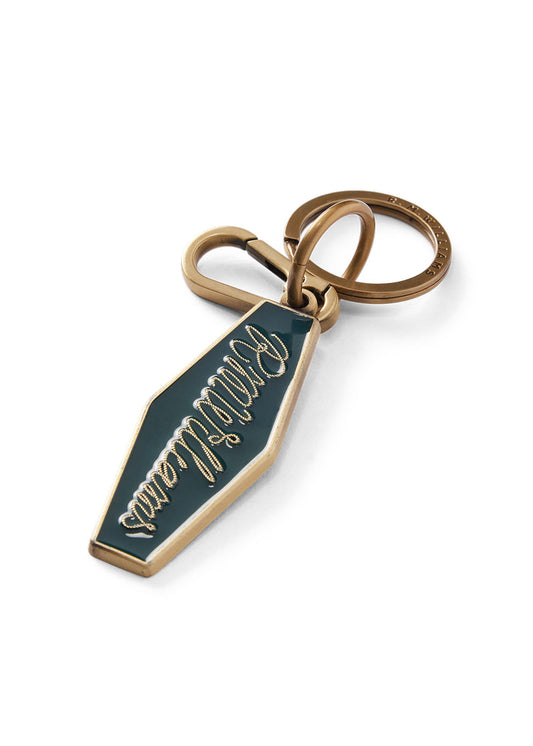 RM Williams Rope Logo Enamel Keyring Pine