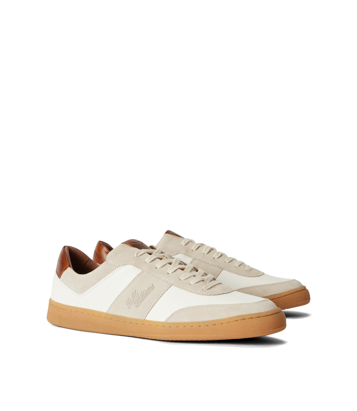 RM Williams Sandbar Trainers- White/Tan