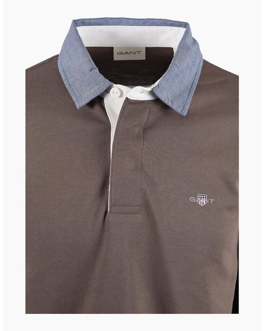GANT Classic Heavy Rugger-Faded Taupe