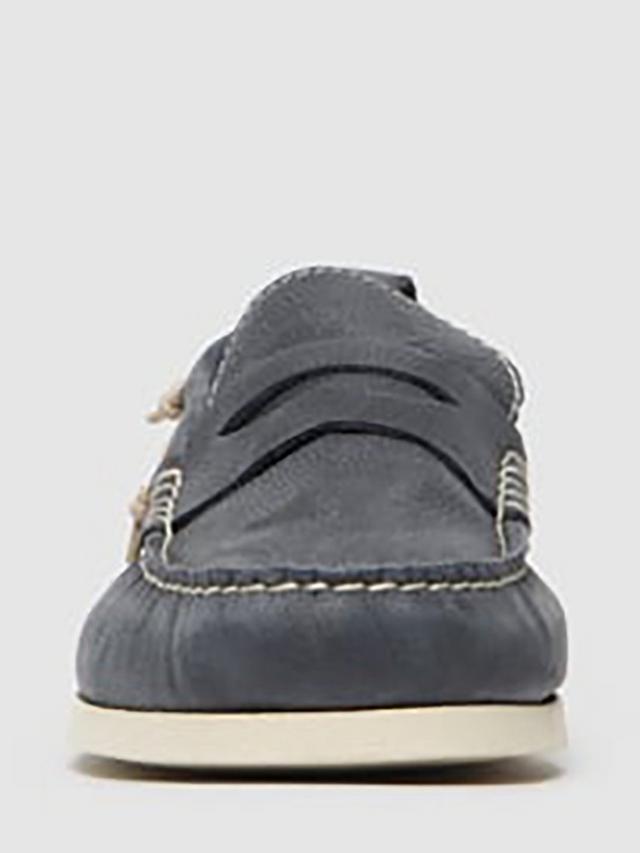 Rodd & Gunn Leather Victoria Loafers-Navy