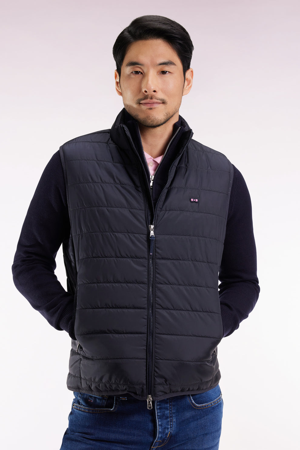 Eden Park Navy Quilted Down Gilet